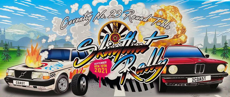 The 2021 Skinflint Rally — Coventry No. 23 Round Table poster art